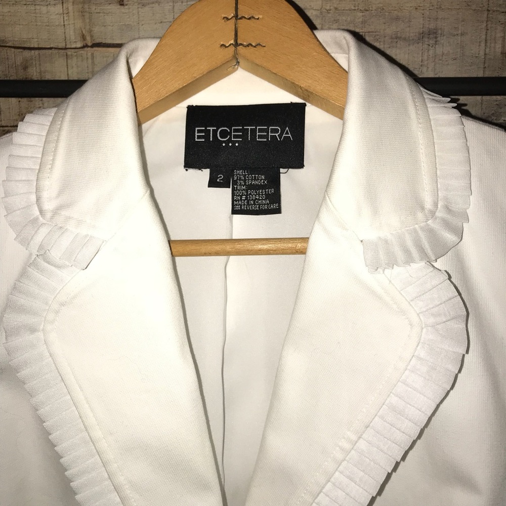 Etcetera Ruffle Blazer - image 4